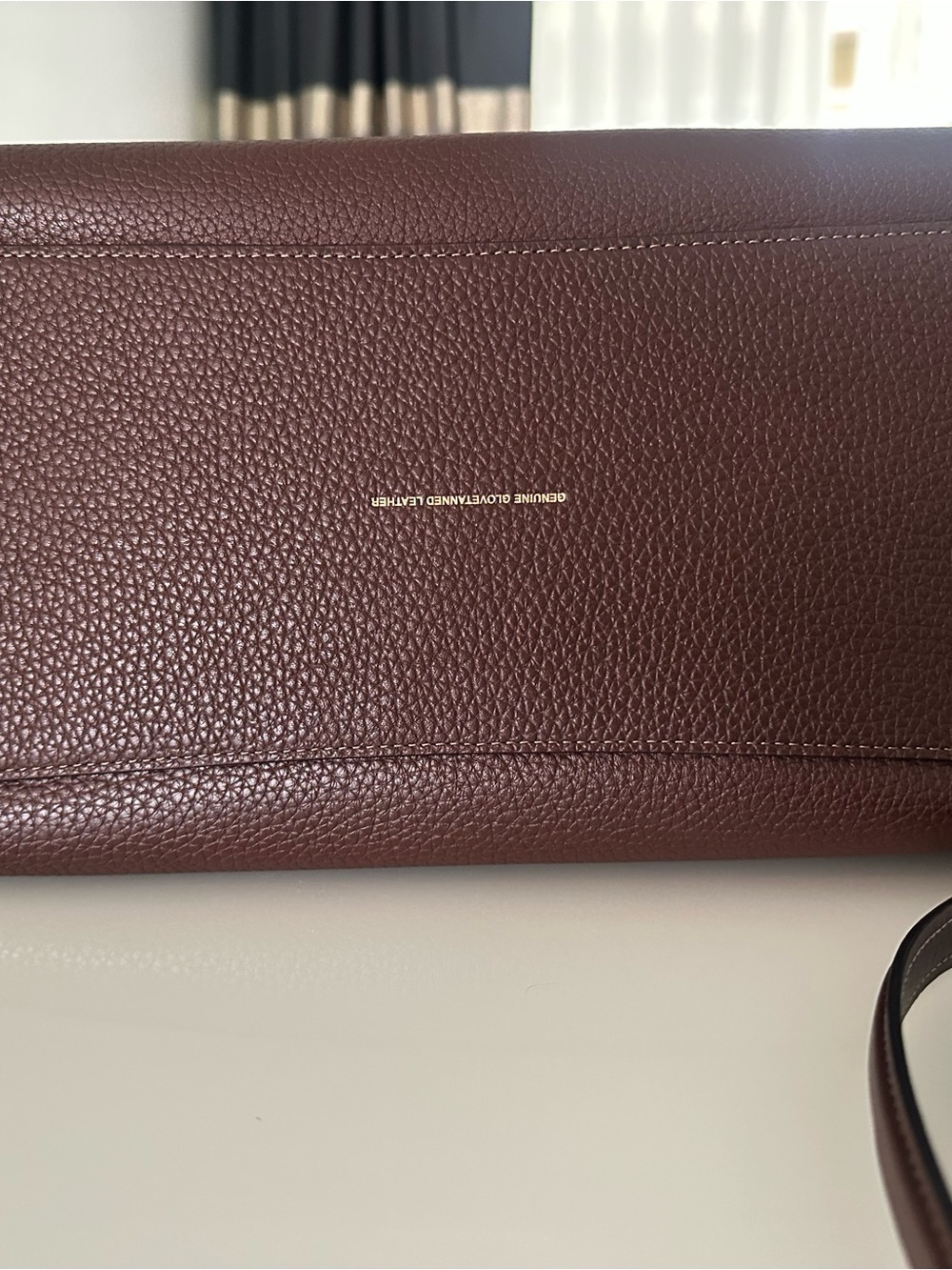 Coach Rogue 39 Pebble Leather Tote Bag in maple - Picture 9 of 11